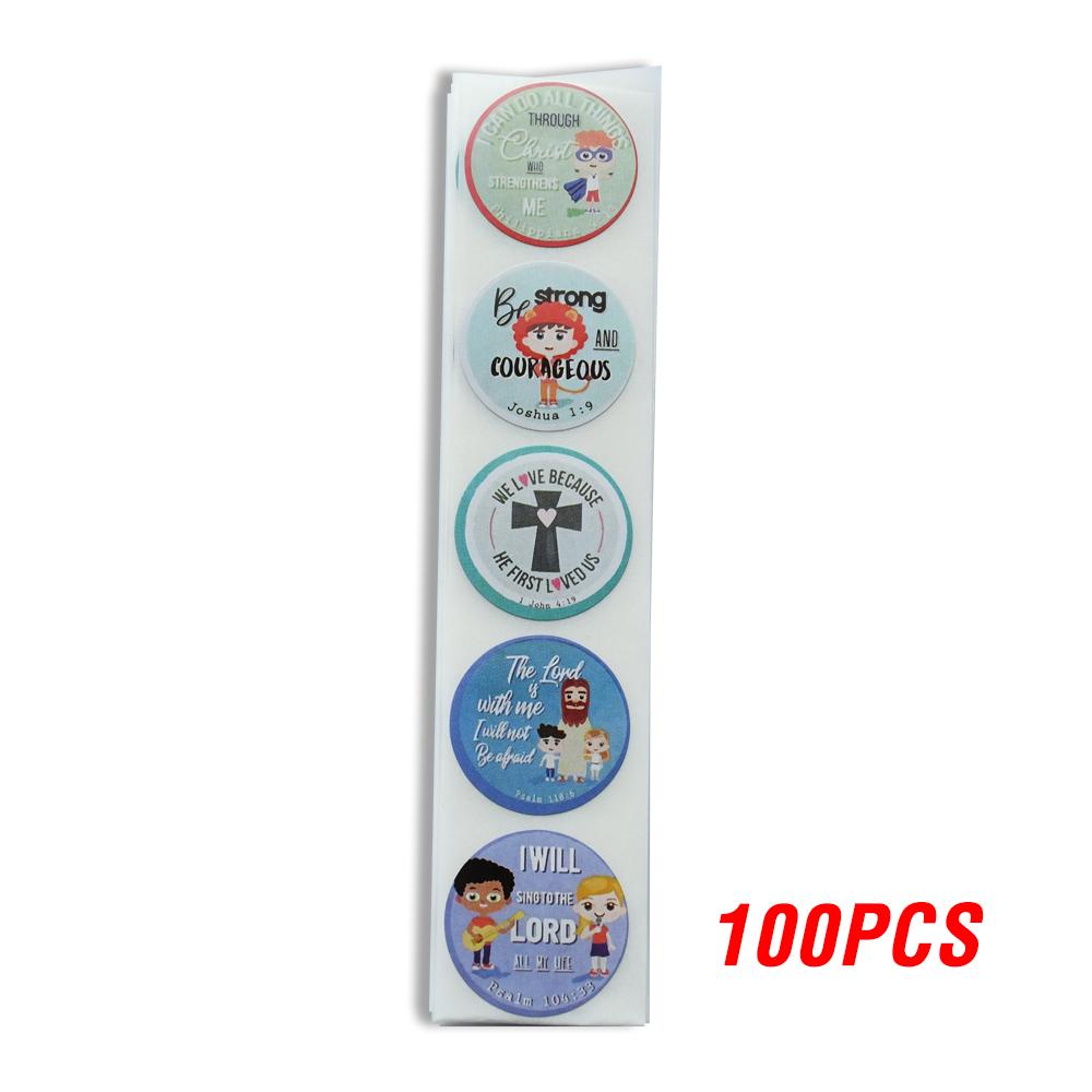 100-500Pcs High-Quality Pattern High-Quality Religious High-Quality Stickers High-Quality Labels High-Quality Christian High-Quality Bible