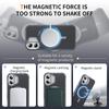 For iPhone 17 Case with Lens Kickstand Matte Phone Back Cover Compatible with MagSafe