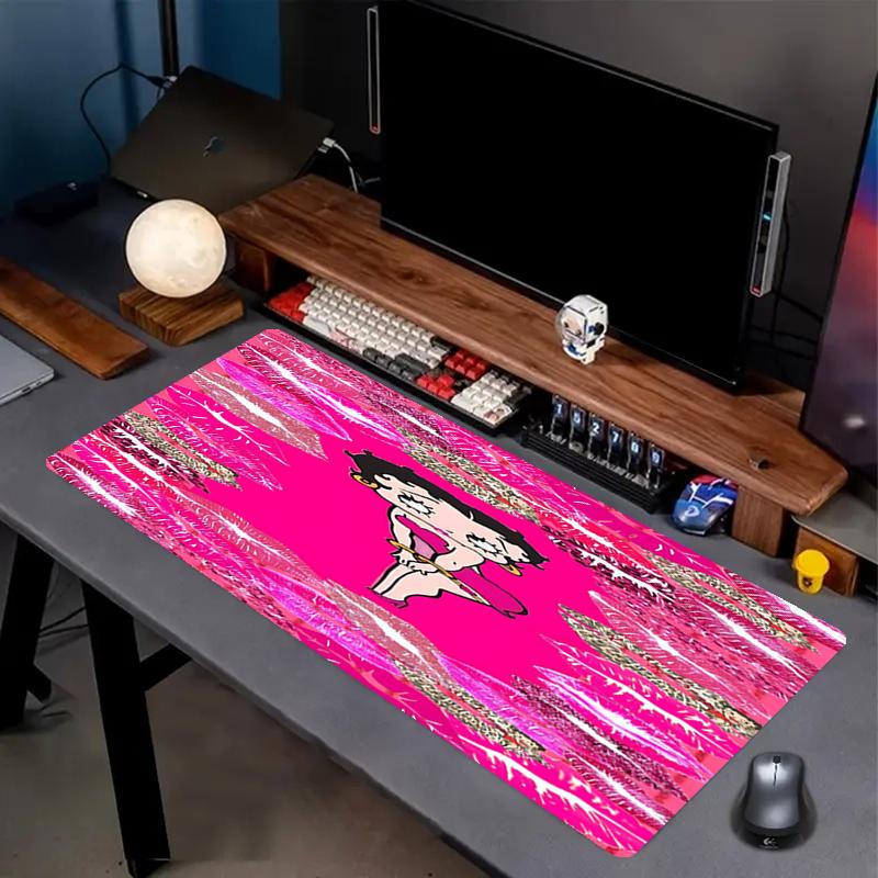 Sexy Doll Print Mouse Pad, Anti‑Slip Desktop Keyboard Mat, for PC Laptop Gaming Working Daily Use, Cool Festival Surprise Gift