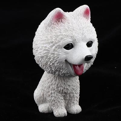 Animal Figurine Head Shaking Dog Decor For