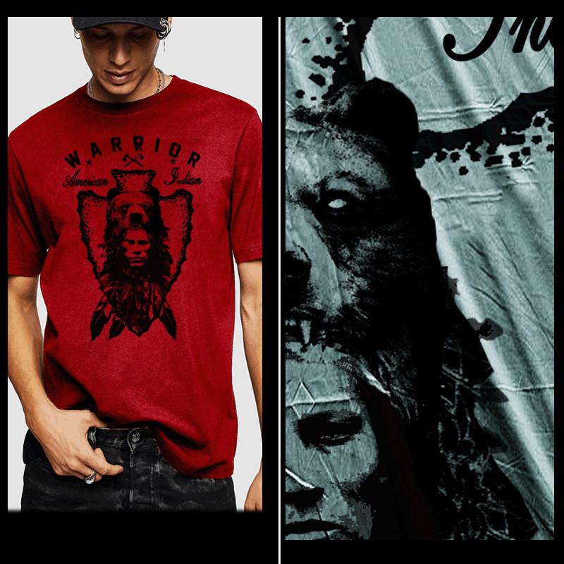 

Native American t-shirt American Indian Chief Indigenous Warrior bear headdress L