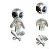 Alien Figurine Tabletop Decor Small Sculpture for Living Room Centerpiece