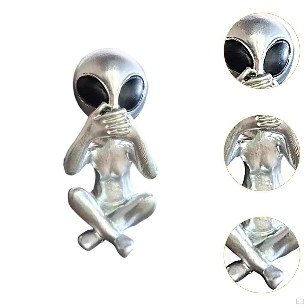 Alien Figurine Tabletop Decor Small Sculpture for Living Room Centerpiece