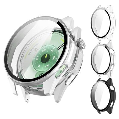 Tempered Glass Watch Case For Huawei Watch GT 6 46MM All-Around Screen Protector Hard PC Bumper Cover For Huawei GT6 46MM