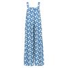Women's Casual Jumpsuit Sleeveless Fashion Floral Print Jumpsuit