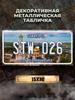 Voronezh Russia Souvenir License Plate 15x30cm, Metal Car Decor Gift
