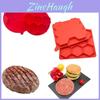 Premium Silicone Hamburger Patty Maker With Eight Cavity Design For Perfect Patties