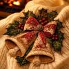 Vánoční patchwork látka DIY Decor Kit Sada, Santa Sněhulák Strom Řemeslné sady pro domov Vintage sváteční šití pro dospělé, Projekty v ručně vyráběném stylu