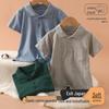 Tricou Polo cu Mânecă Scurtă din Plasă pentru Băieți – Tricou Respirabil pentru Uniforma Școlară a Copiilor