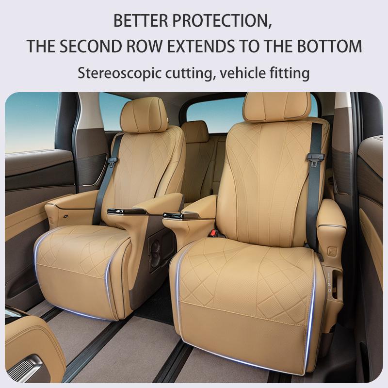 For DENZA D9 2025 2025 Car seat cover cushion leather breathable Protective pad Anti wear car seat protection accessorie
