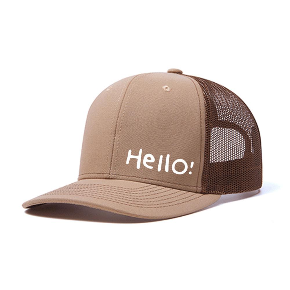 Casual Mesh Baseball Cap With Adjustable Fit For Summer Sun Protection