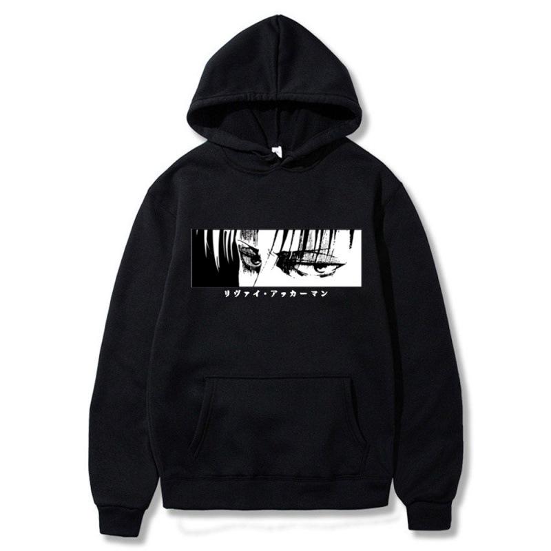 The Japanese Manga "Attack on Titan" Harajuku Hip-hop Streetwear Men's Pullover Casual Loose and Comfortable Hoodie