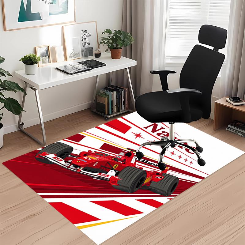 Custom Name Printed Carpet Rug For Office Chair Living Room Bedroom Kitchen Room Decor Gifts