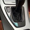 Carbon Fiber Gear Shift Shifter Frame Cover Sticker For BMW E90 E91 E92 E93