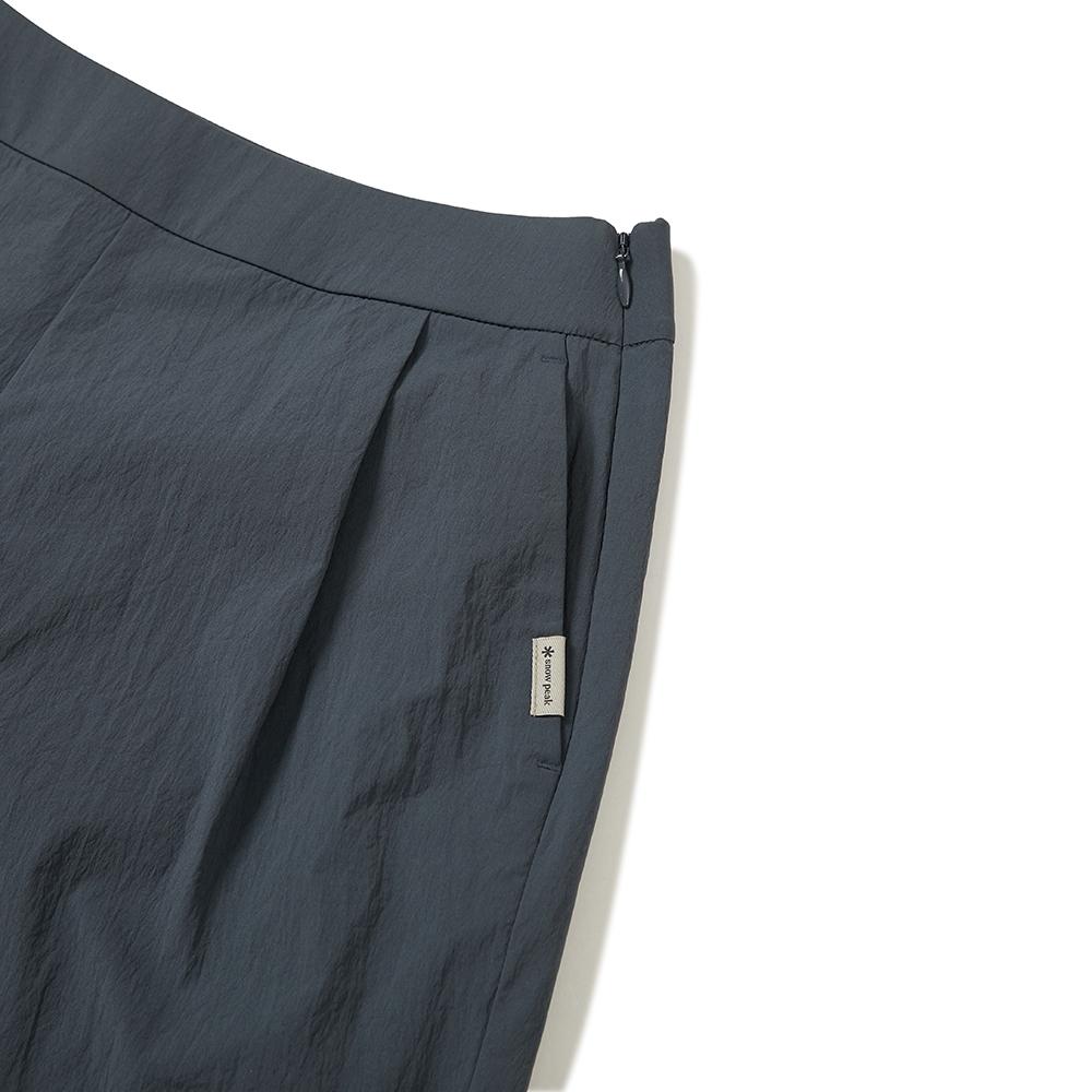 SNOWPEAK Root Women's Pintuck Shorts Teal Blue (S23MWRHP67)
