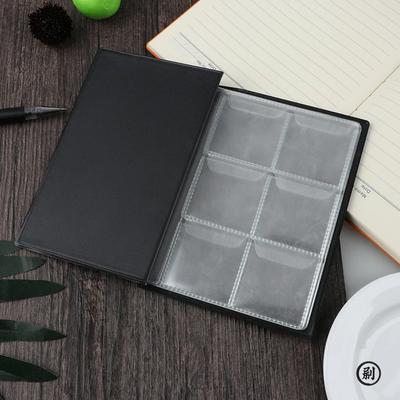 60 Pockets Artificial PU Leather Commemorative Coins Collection Album Book Collecting Money Organizer Storage Bags Storage Book