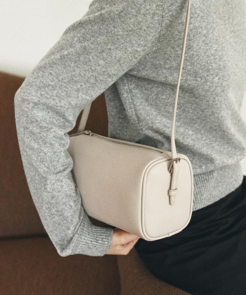 Vanone Atelier B3021 Niche Shoulder Bag_Light Gray