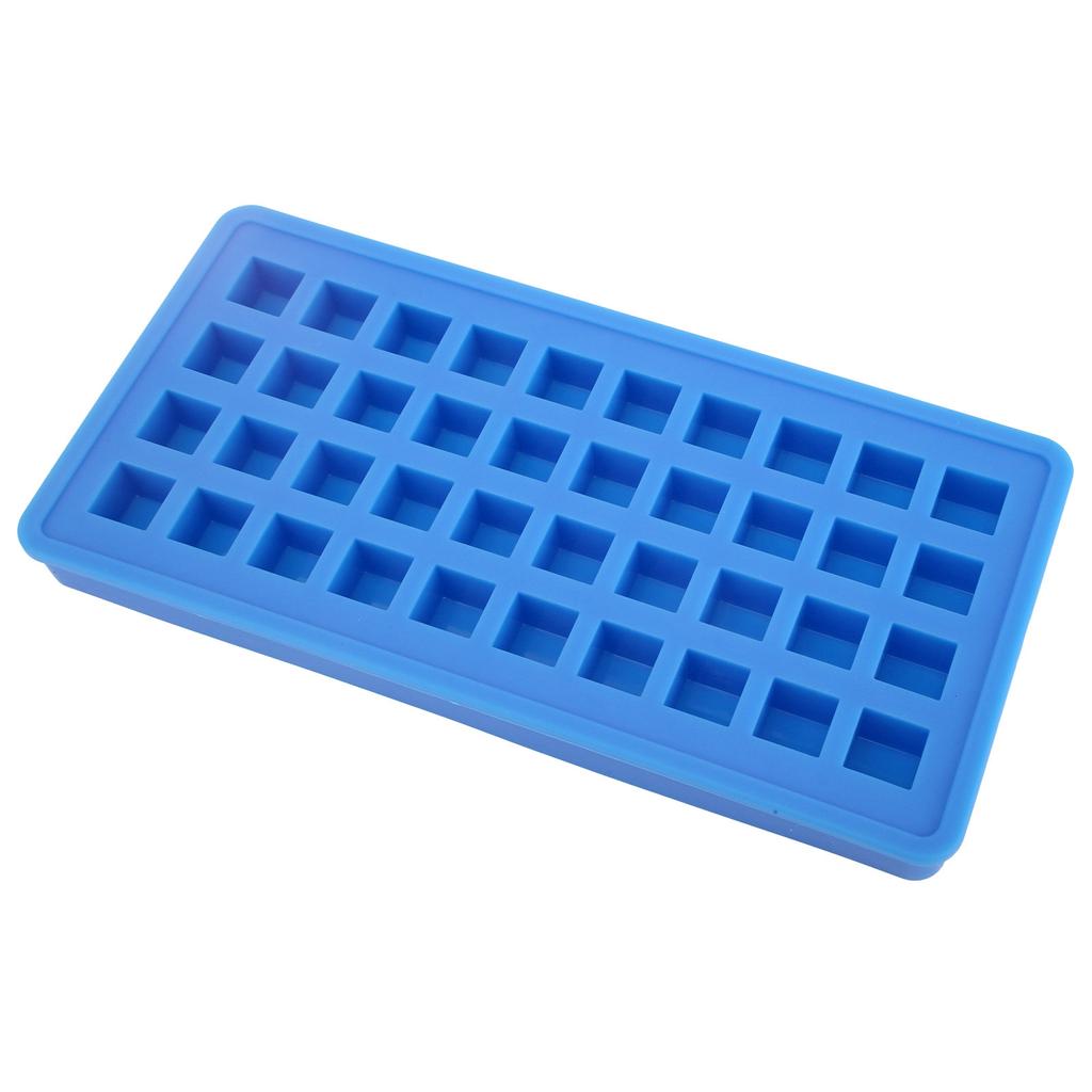 40Grids Silicone Ice Tray Square Shape Ice Cubes Maker Mold DIY Kitchen AccessoriesSky Blue