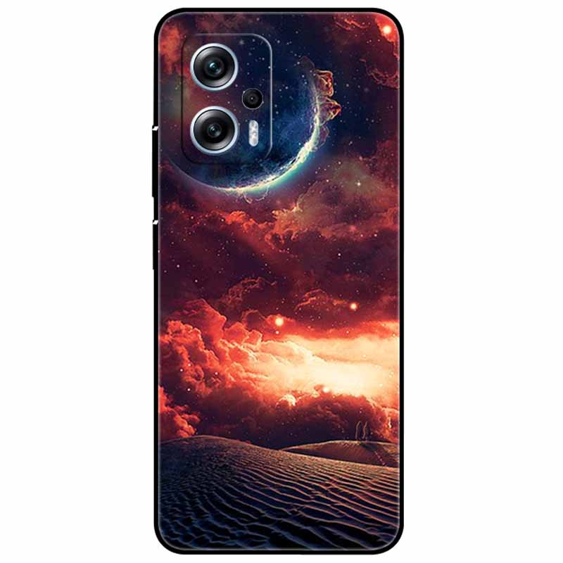 For Xiaomi Poco X4 GT Case 6.6'' Cat Wolf TPU Silicone Soft Coque Fundas for Poco X4 GT 5G Cover Black Edge Lovely PocoX4 X 4 GT