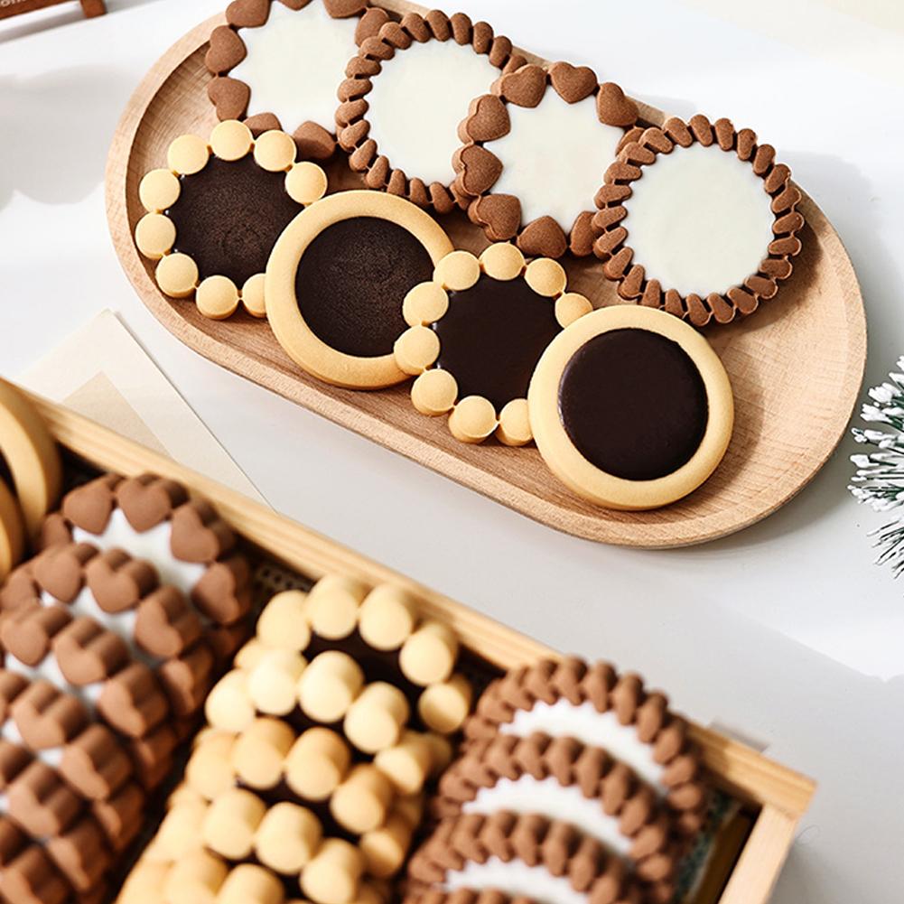 Dulceata pentru sandvici, flori, taietor de biscuiti, 3D, biscuiti, prăjituri, pentru copt, ștampila, fondant de Anul Nou B7U7