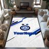 Inter Milan Personalized Name Floor Rug Office Rug Suitable for Decorate room Foyer Bedrooms Living Rooms Antislip Carpet Office home decor