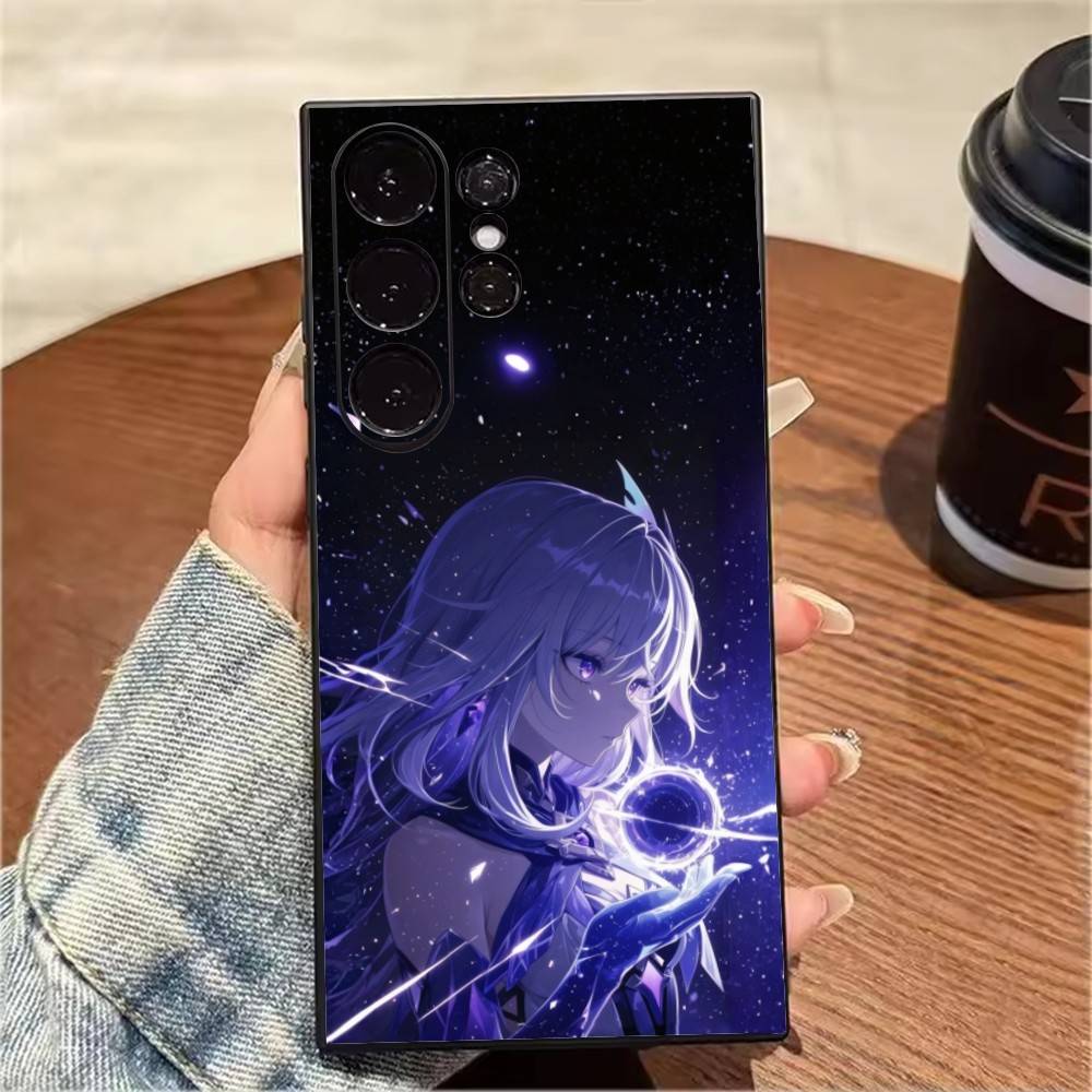 G-Genshin S-Skirk-k Phone Case For Samsung S25,S24,S21,S22,S23,S20,Ultra,S26,Plus,Fe,Note,5G Black Cover