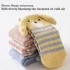 1 Pair Warm Infant Walking Socks Nonslip Bottom Cute Puppy Pattern Cosy Footwear For Cold Weather 0 to 3 Years