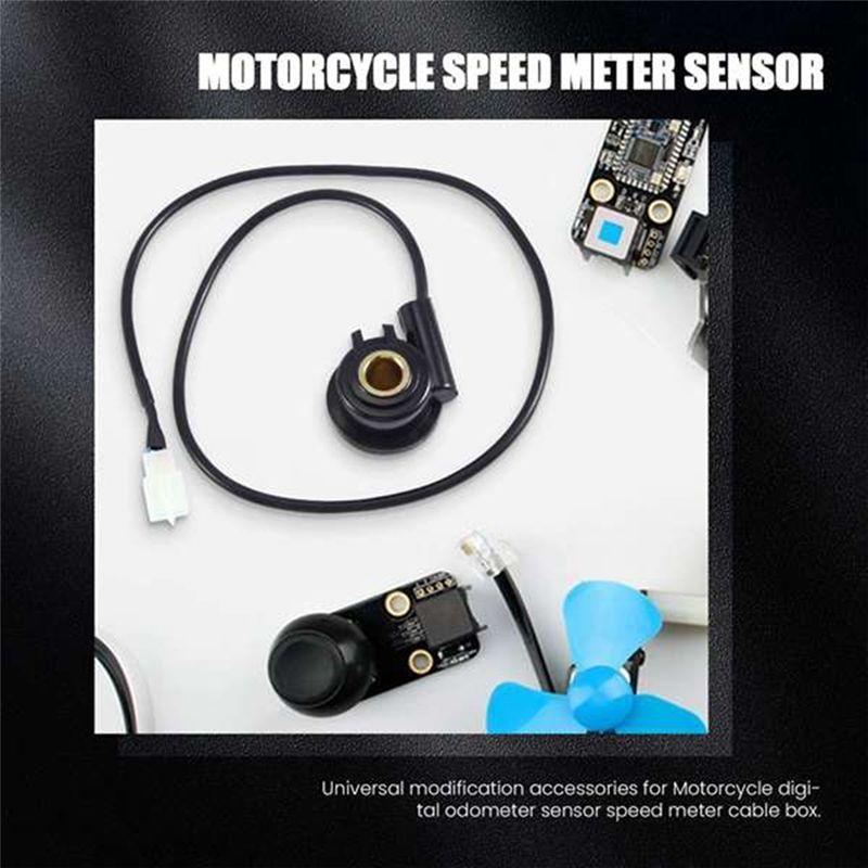 Lasting 2 Pcs Motorcycle Digital Odometer Speedometer 3-Wire Sensor Cable Assembly