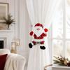 Deer Curtain Clips Santa Claus Curtain Holdbacks Ornaments Xmas Curtain Buckle Curtain Tie Backs