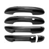 LHD/RHD Carbon Fiber Car Door Handle Cover Sticker Exterior Mouldings for MG4 MG 4 EV   2024 ACC.