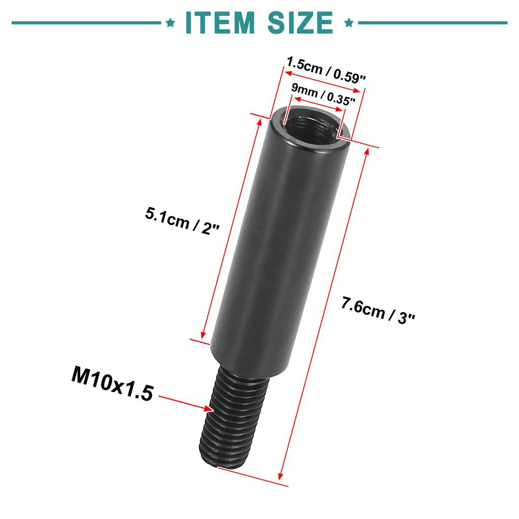 ACROPIX Shift Knob Extension Car Tire Lever Motorcycle Shift Knob Extension Gear Shift Knob