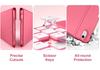 iPad A16 Backlit Bluetooth Keyboard Case for Air 1 10.9" with Pencil Charging Slot