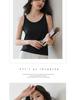 2026 New Arrival Women's Seamless U-Neck Ice Silk Camisole - One Size, Solid Color Sleeveless Top