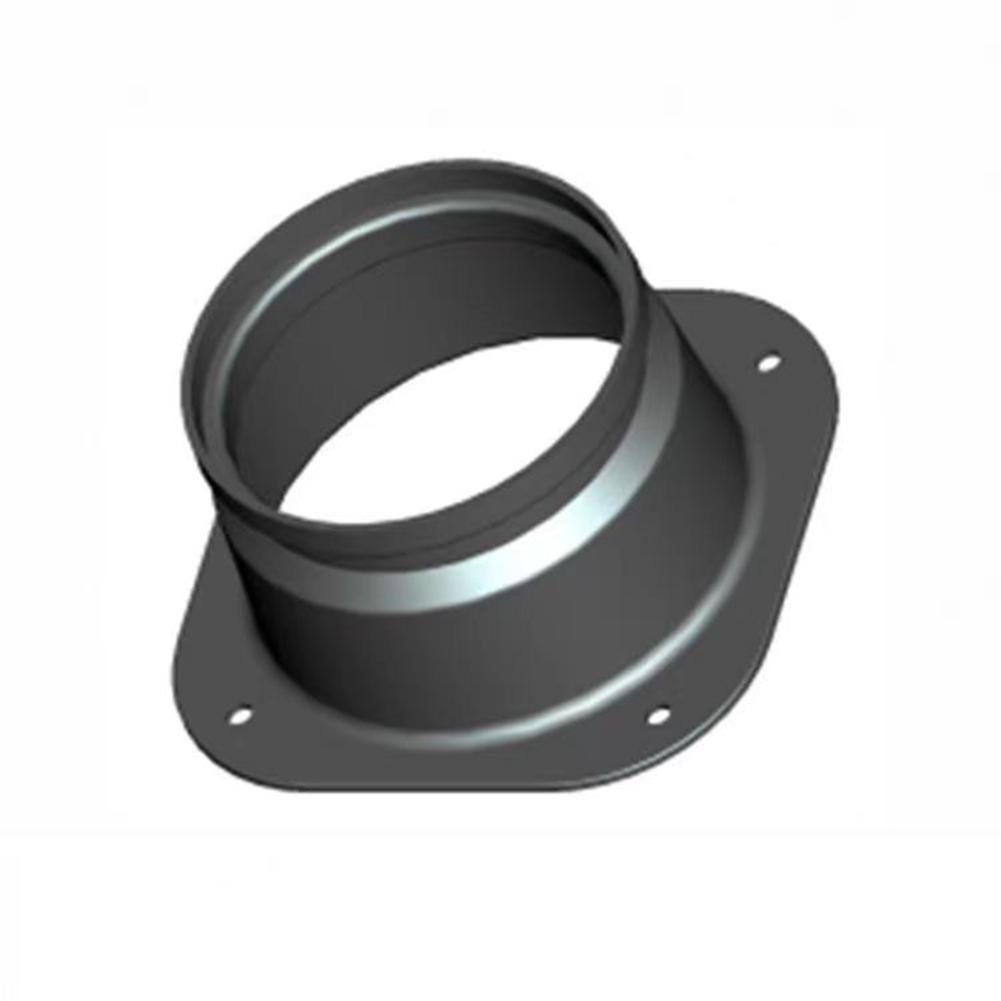 For Wall-mounted Ducts Plastic Flange Joint Ventilation Duct Connector Low Air Resistance Seamless Fit Smooth Exterior Design