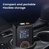 Tire Inflator Portable Air Compressor 130 PSI Portable Auto LED Inflator Smart Air Compressor For Car Bike Auto Truck Road
