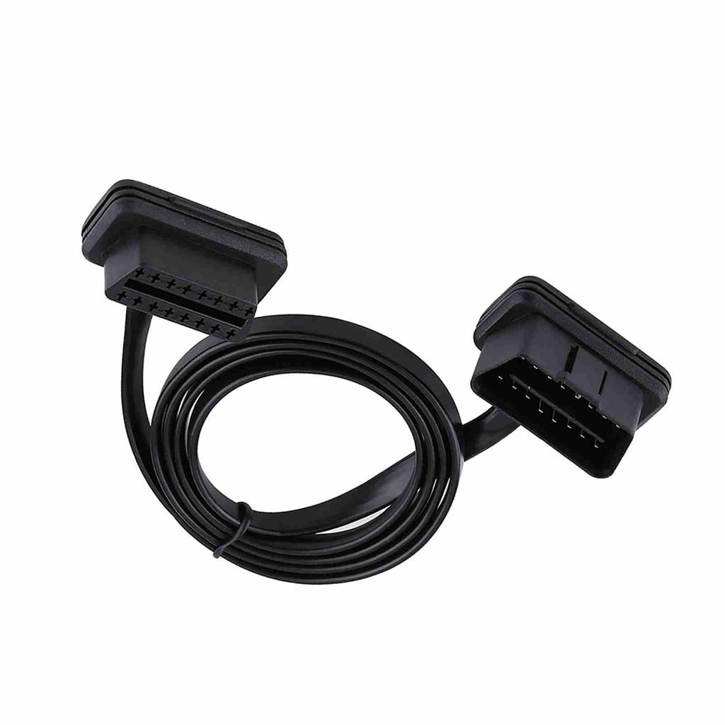 Auto Auto 16 Pin Stecker auf Buchse OBD2 Verlängerungskabel Diagnoseadapter 100cm39inch Länge