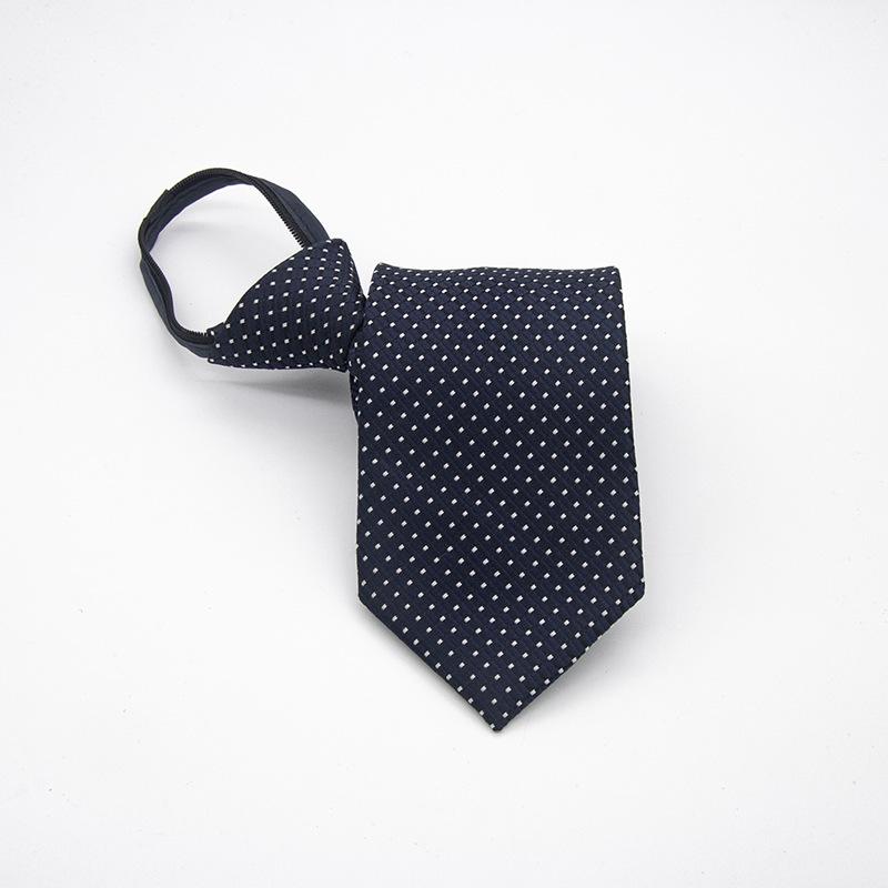 

Мужской галстук на молнии в корейском стиле - Красный, в синюю полоску, Черный - Идеально для бизнеса, формальных мероприятий, свадеб