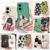 Shockproof Cover For Realme Note 60 Phone Case Realme Note 50 Funda RMX3834 Sweet Girls Soft Coque For Realme Narzo N61 4G Cases