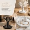 Decorative Figurine Tree-shaped Organizer Simulated Tree Jewelry Display Stand  Photography Props