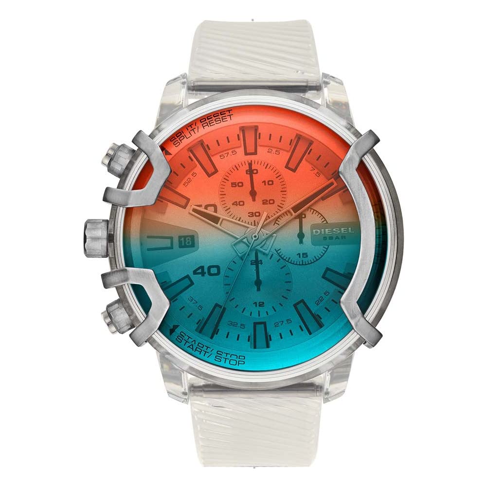 

Diesel quartz watch with plastic strap DZ4521