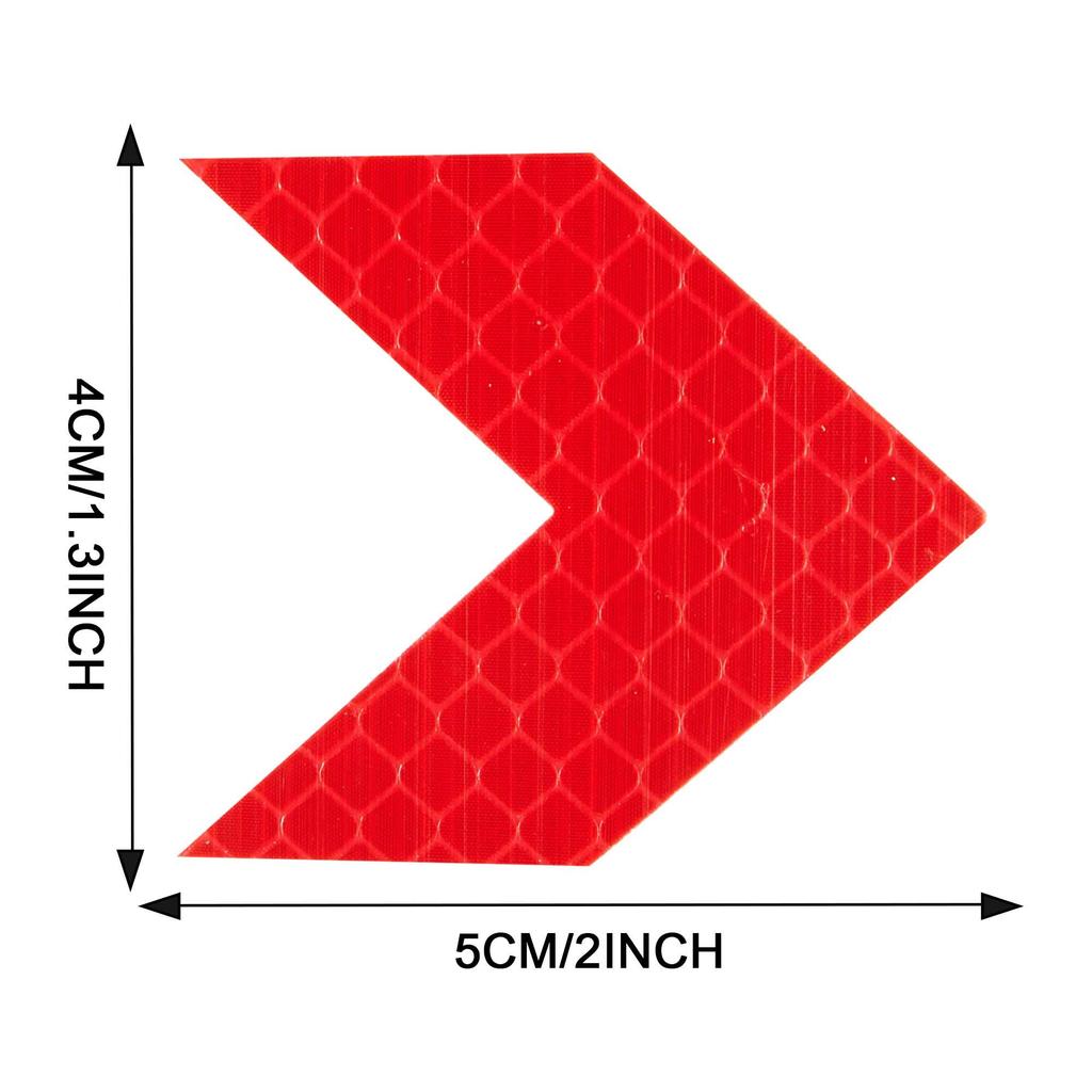 TOMALL 20 Strong Reflective Arrow Decal for Car High Brightness Night Visibility Diamond Grade