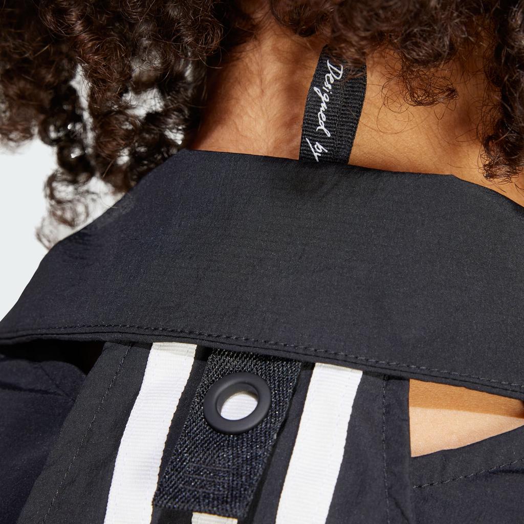 Adidas X Rui Zhou Collaboration Lightweight Jacket Women Jacket Black IQ3802