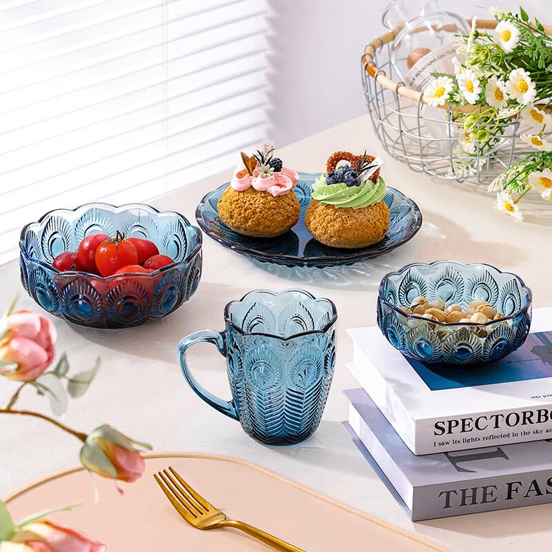 Huixun Clear Glass Serving Bowl