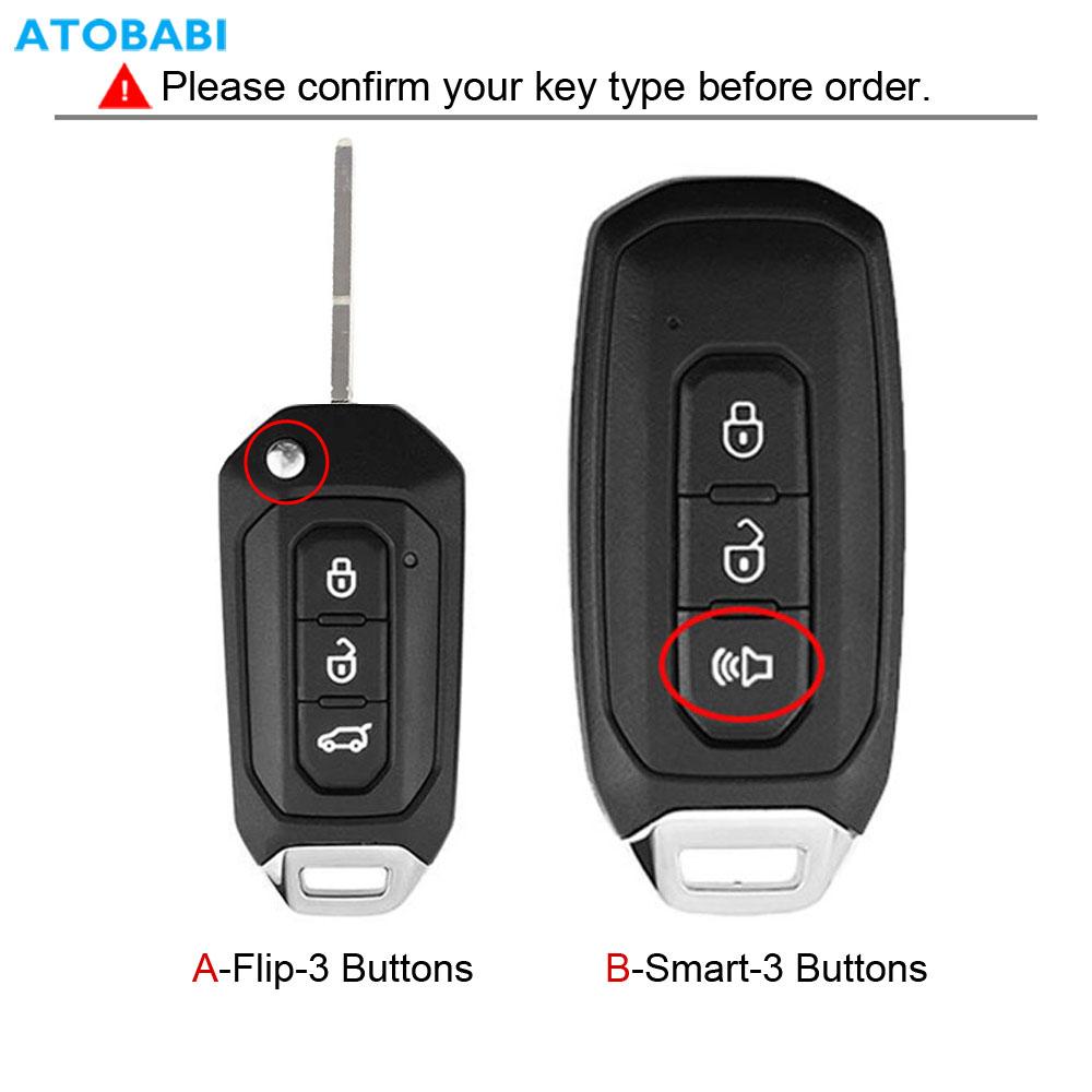 Leather Car Key Cover Remote Control Fobs Shell Protector Case Auto Accessories For Ford Territory