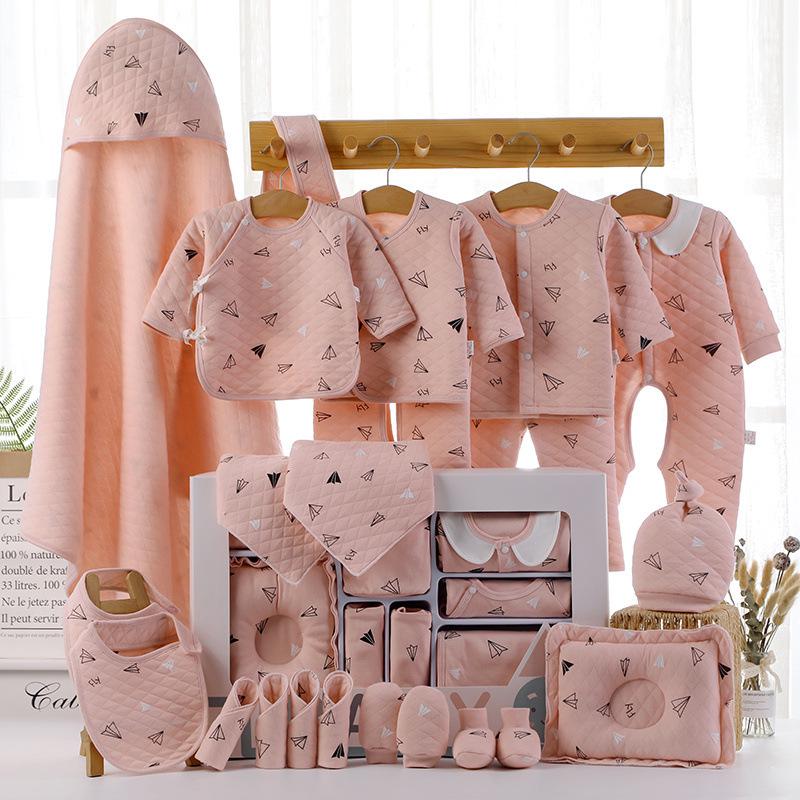 Pure Cotton Newborn Baby Gift Box: Spring To Autumn Essentials