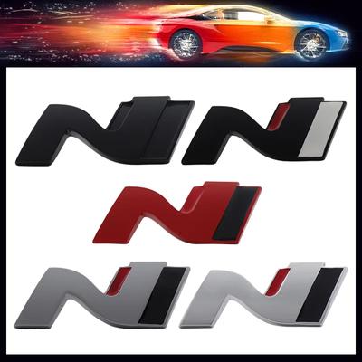 3D Car Styling N Nline Car Hood Fender Trunk Rear Decal Emblem Badge Sticker