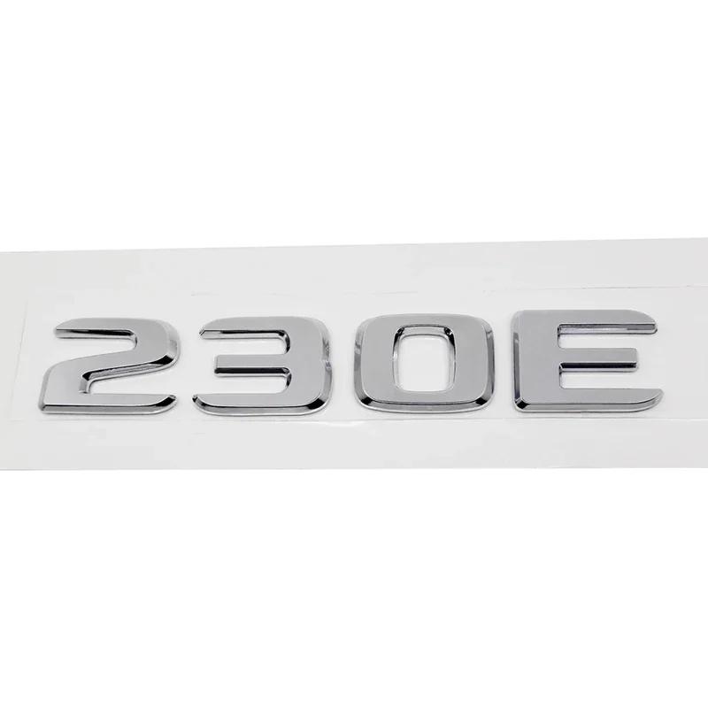 

ABS Car Fender Trunk Letter Emblem Tail Number Sticker for Mercedes Benz 230E 300E 300SEL 300SE 500SEL 560SEL 600SEL Badge