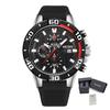 MEGIR Men Wristwatch Luxury Silicone Strap Sport Watches for Man Waterproof Luminous Quartz Chronograph Clock Reloj Hombre 2121