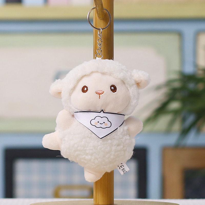 Adorable Wool Plush Doll With Short Hair For Bag Decoration And Collectors