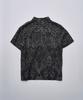 Seopiseuedisyeon Full Print Short Sleeve Shirt Gray